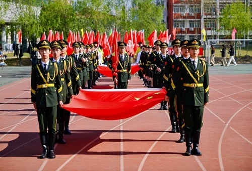 国旗护卫队入场